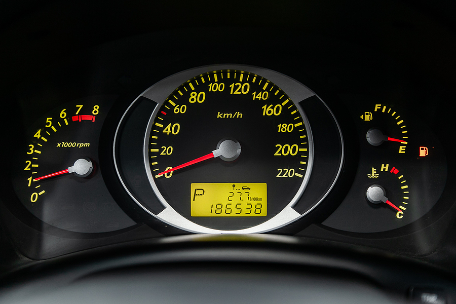 High Mileage Odometer Reading
